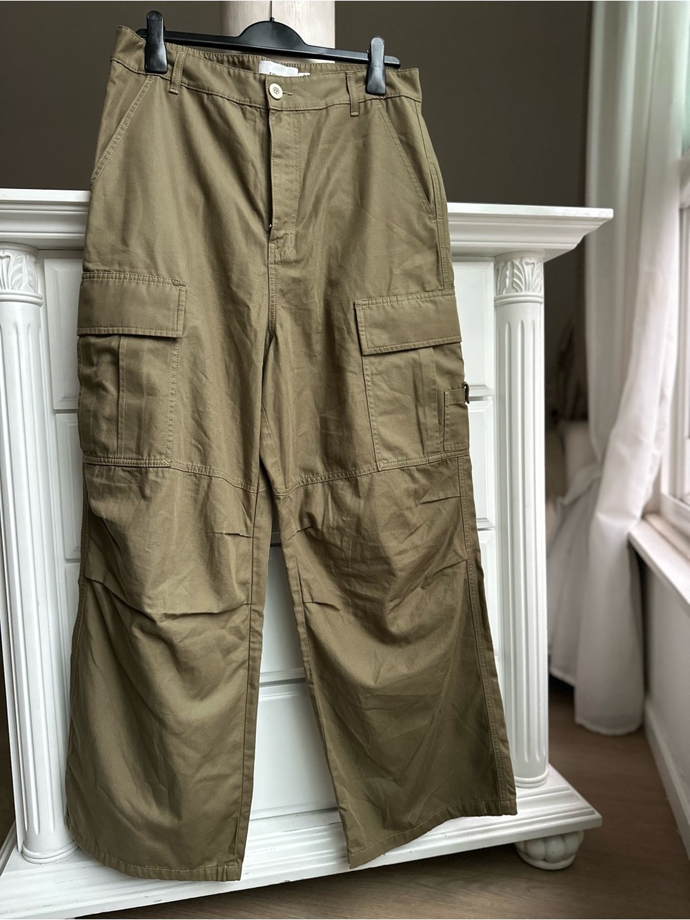 Men's Cargo Pants in Olive Green